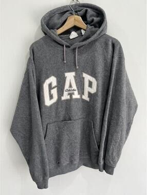 Vintage Gap Fleece Hoodie sweater spellout thrashed